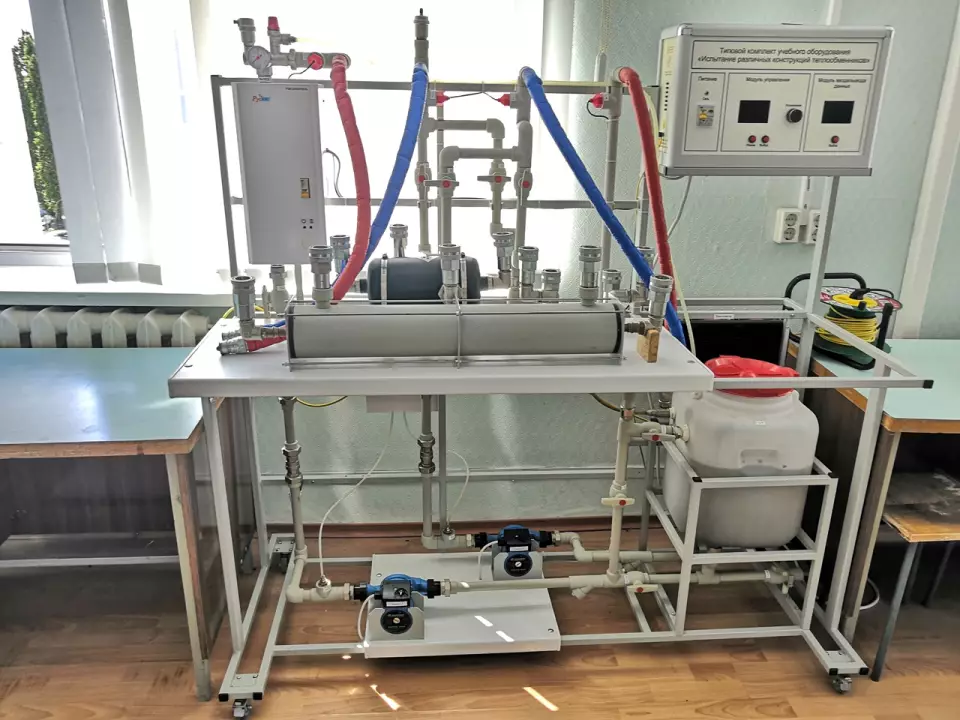 Стенд № 2 - "Испытание различных конструкций теплообменников"