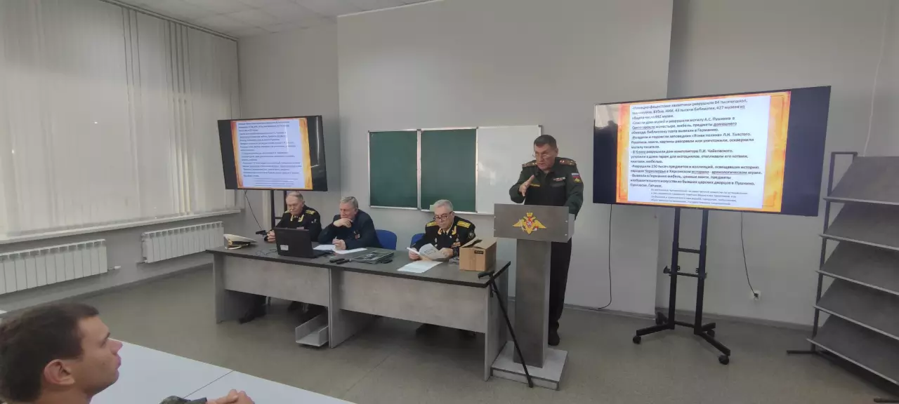 Студентам прочли лекцию на тему «Политика нацисткой Германии в сфере народного образования русского населения на оккупированной территории СССР в годы Великой Отечественной войны»