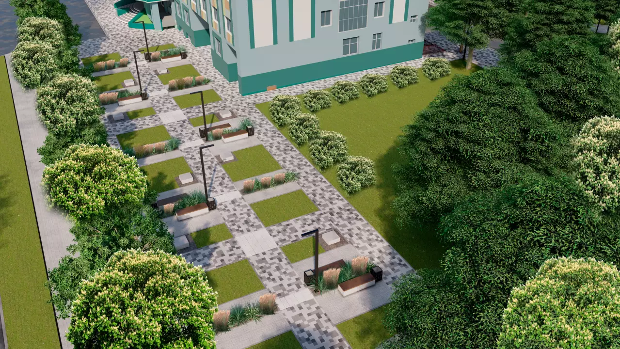 Разработка студенческого городка в г. Алчевск