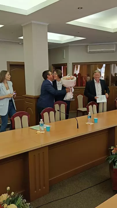 Поздравления от заведующего кафедрой ТСК Дороганова В.А.